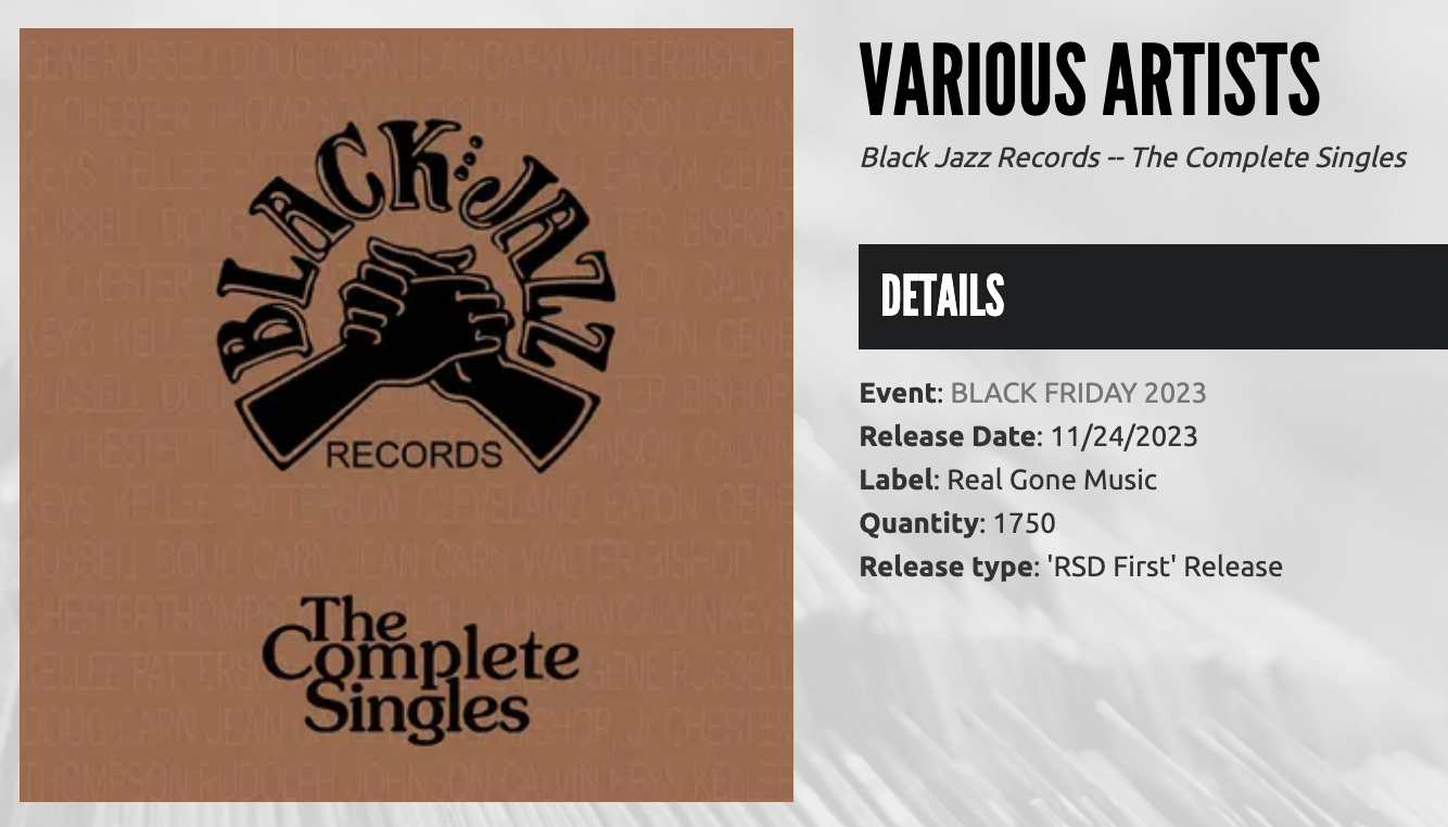 Black Jazz – Real Gone Music